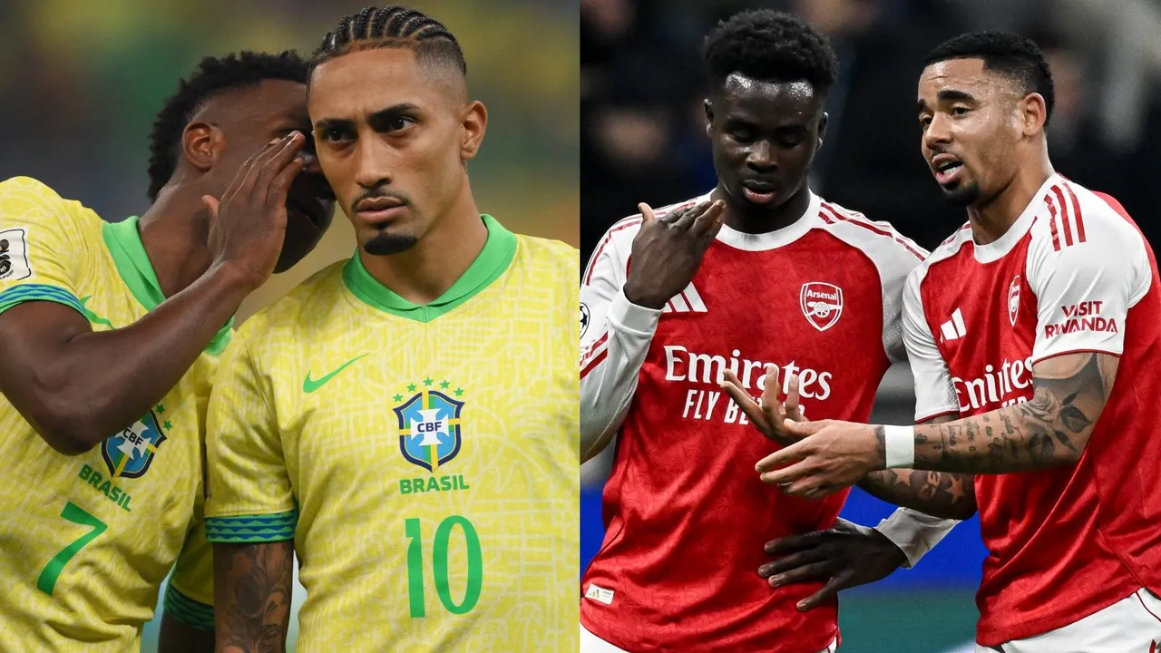 غابرييل جيسوس يضع بوكايو ساكا في “ذات مصاف” فينيسيوس جونيور ورافينيا، وهو يثني على زميله “المتواضع” في أرسنال